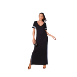 Vestido Midi com Laterais e Fendas