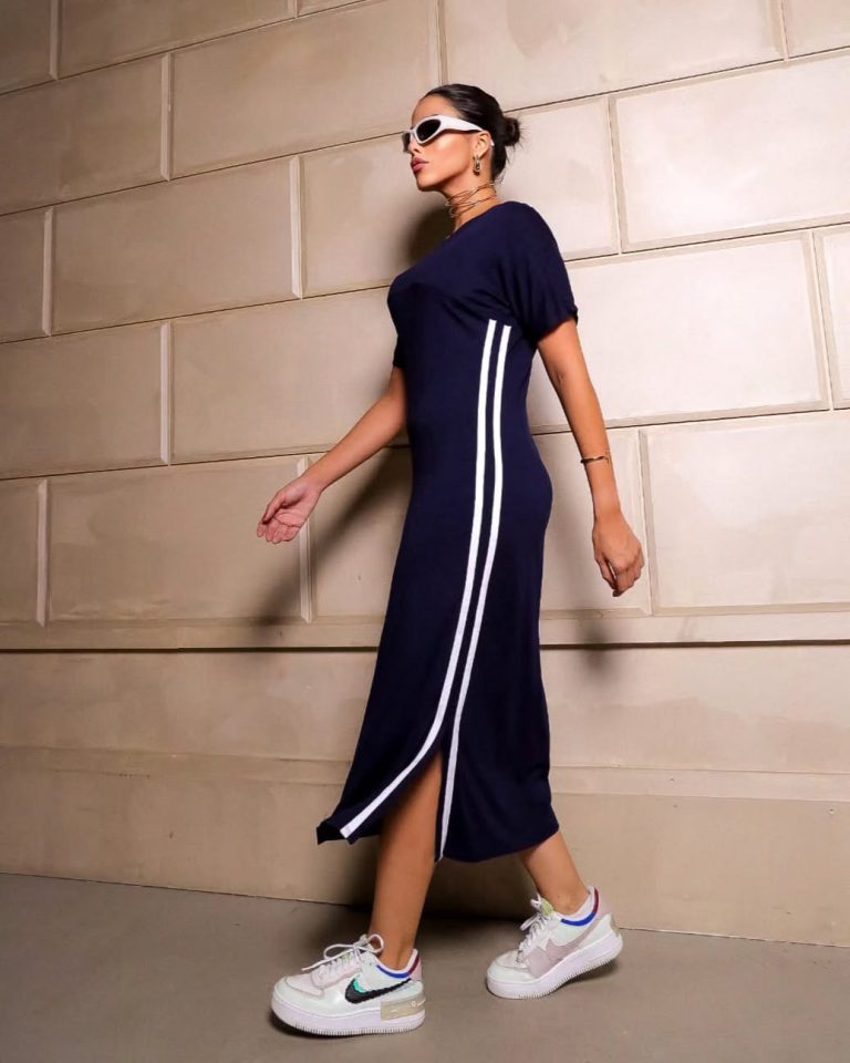 Vestido Midi Street Style