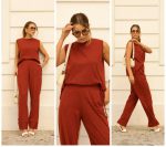 Conjunto Santa Fé vermelho