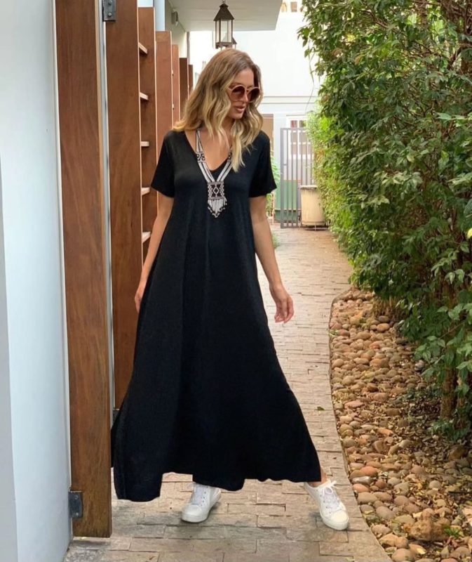 Vestido Longo Preto